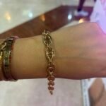 Bracelet grosse maille h