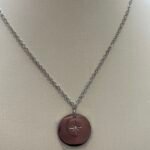Collier Gravure Étoile argenté